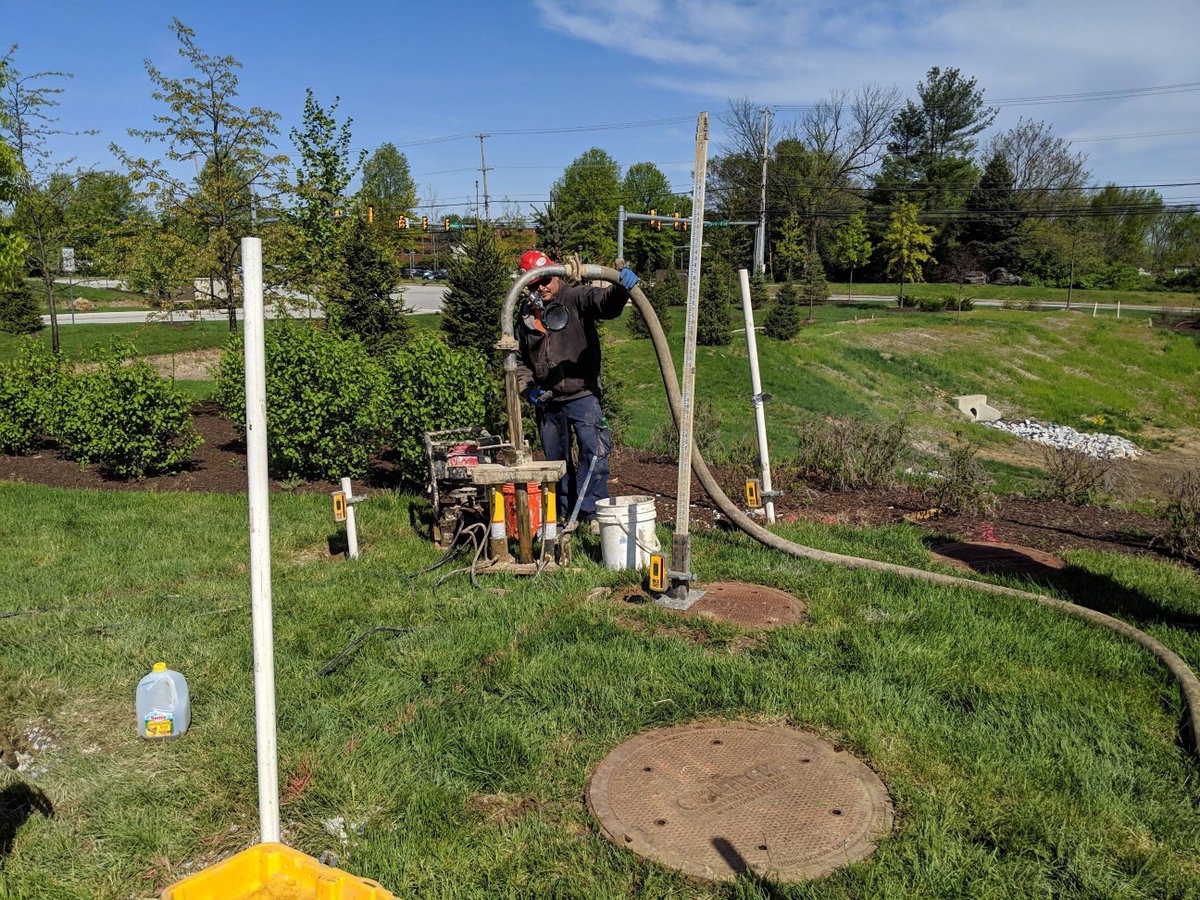 cgsgeotech's tweet photo. Can anyone guess where Dave pumping grout in this shot? Hint: it's the chocolate capital. #CompactionGrouting https://t.co/3ezdvVDm6x