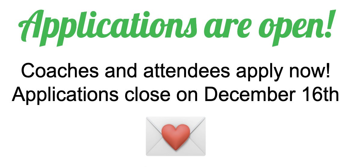 DjangoGirlsPDX's tweet photo. Applications are now open for our February 1st workshop! Please help us get the word out! ✨ https://t.co/3GNo43egmt https://t.co/ZNEzdTRSFI