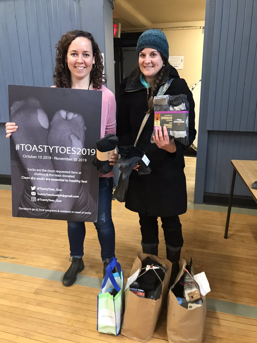 ToastyToesGue's tweet photo. Thank you to the Diabetes Care Guelph team and @GuelphFHT for collecting socks for ToastyToes Guelph!! #toastytoes19 https://t.co/UBo9YABZwE