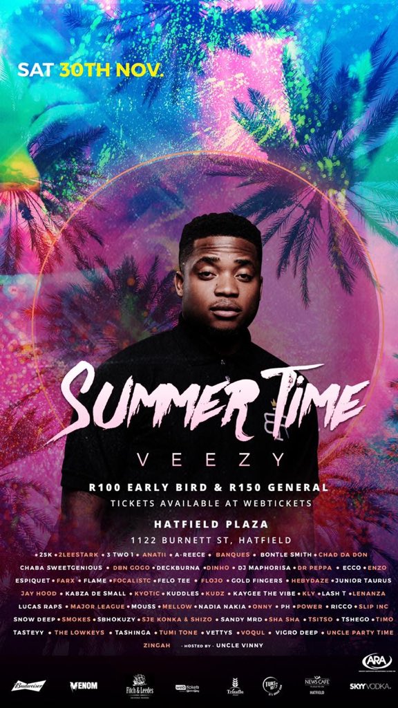 lerat0_'s tweet photo. #SummerTimeVeezy bathong if you havenβt learnt the #PouncingCat then you must get lessons ASAP
Tickets are selling out fast!!
Grab em before they run out!!
https://t.co/wezHyXCTle
#SummerTimeVeezy with @ANATII @reece_youngking @DjMaphorisa @ChadDaDon AND MANY MORE βΌοΈβΌοΈβΌοΈ https://t.co/gf5eNZwRAF