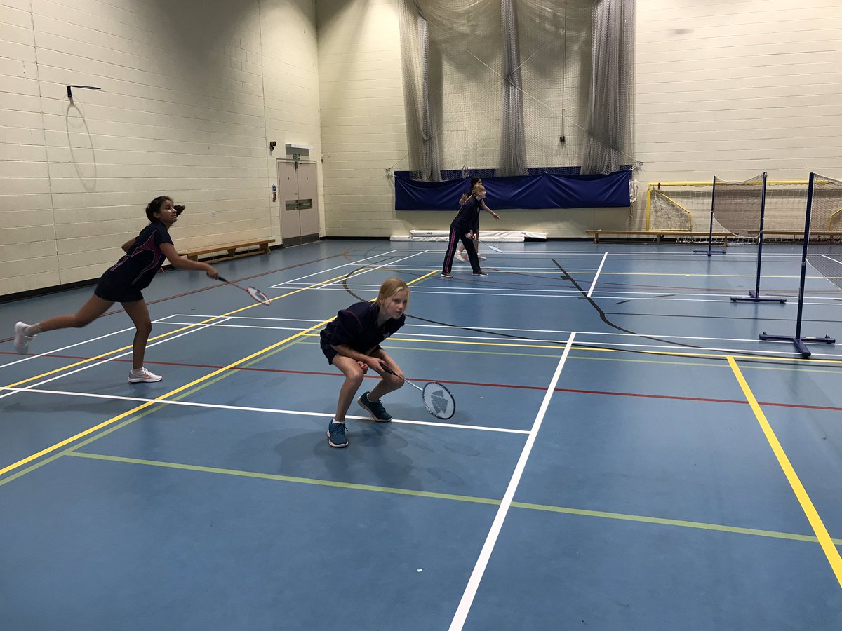 Some pictures of the U13 Badminton squad in action tonight! Thank you to <a href="/StHelensSchool/">St Helen's School</a> for hosting!