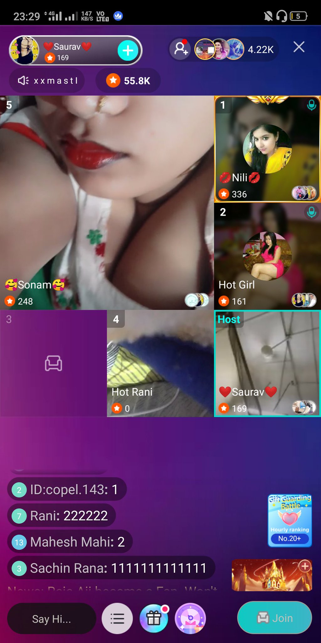 Dimple Bhatia on X: Come and see Saurav 's LIVE in #BIGOLIVE: x x m a s t  I t.copmniESnpC9 t.coPaUHDna7ZQ  X