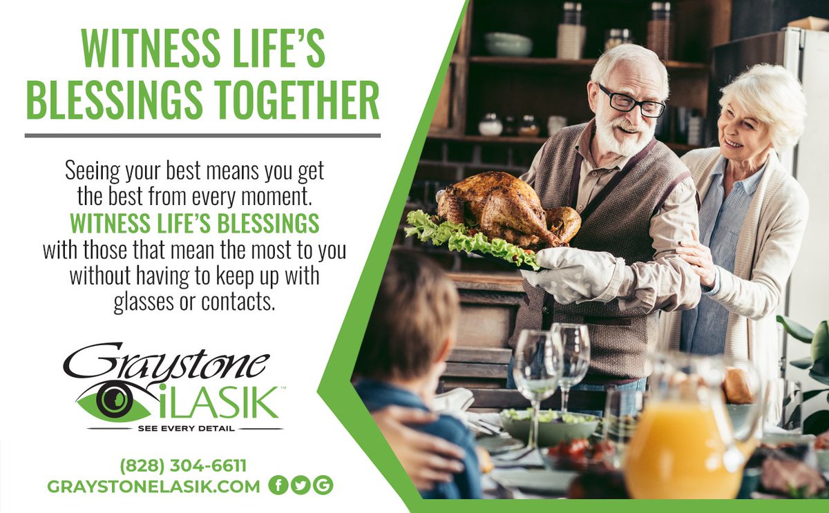 GraystoneiLASIK's tweet photo. Seeing your best means you get the best from every moment. WITNESS LIFE’S BLESSINGS with those that mean the most to you without having to keep up with glasses or contacts. Find out which vision correction option is right for you! https://t.co/pw79ySRnRs

#GraystoneLASIK https://t.co/ScoJA9r6xT