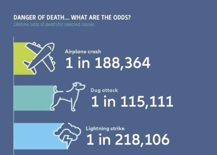 III_SeanK's tweet photo. You’re more likely to die from being attacked by a #dog than in an #airline accident. 2017 was the first in at least 60 years of aviation in which there were no fatalities on a commercial airline. So what's happening?
#AviationRisk
#IIIBlog
https://t.co/TdWooTHDKW https://t.co/PLZit0sNJ0