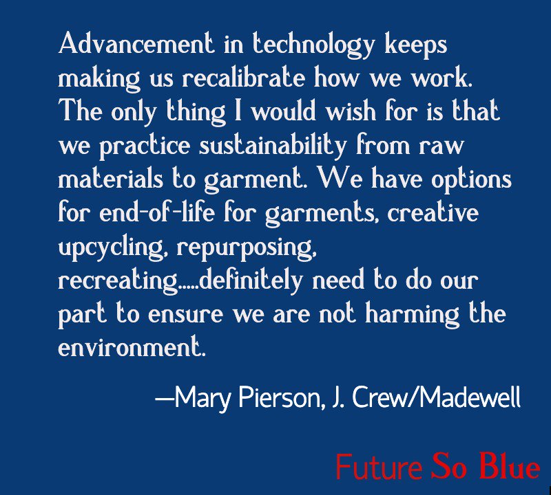 #futuresoblue
Ideas from <a href="/LeviStraussCo/">Levi Strauss & Co.</a> #denimforum #addressthefuture @nickverreos and <a href="/jcrew/">J.Crew</a>
We asked insiders to share their visions for the future of #denim. We'll be sharing some here or pick up a copy of the Kingpins newspaper in New York (Nov. 19/20).