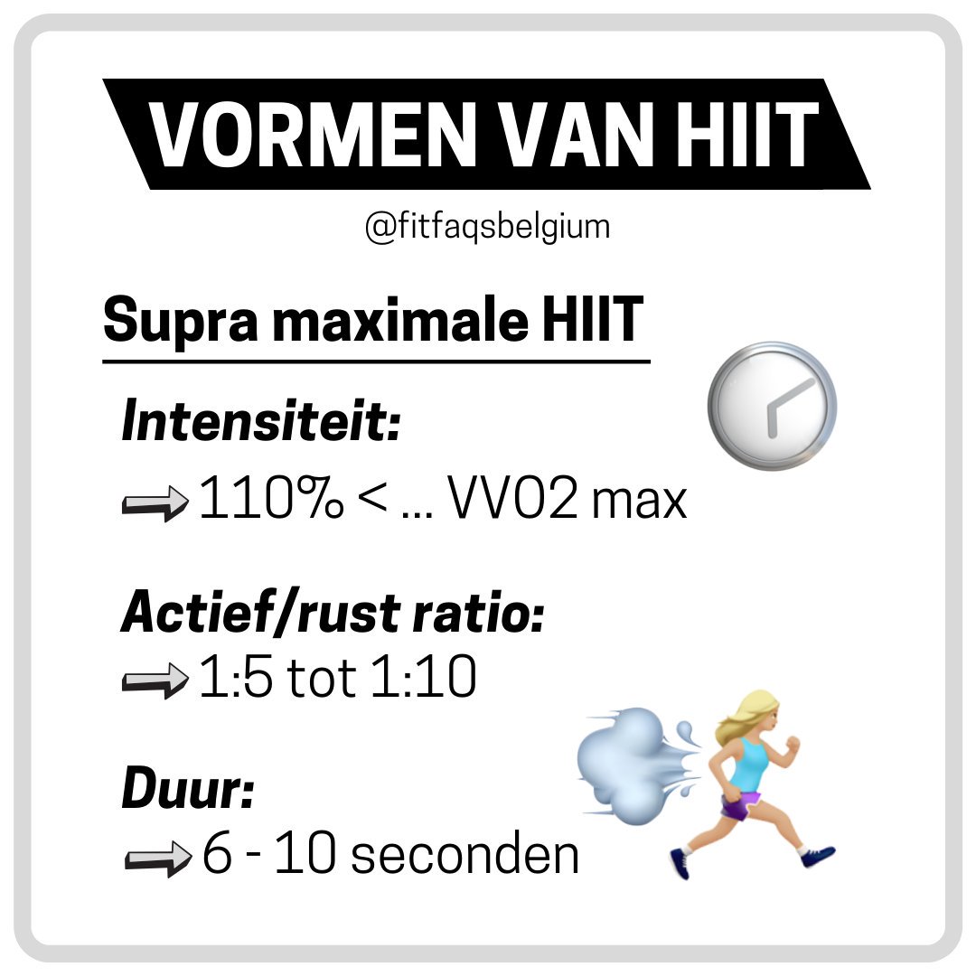 FITFAQSbelgium's tweet photo. Er zijn veel verschillende vormen van intervaltraining.
​Op Youtube bespreken we de volgende drie: Lange HIT, korte HIT en supramaximale HIT https://t.co/O2cUELjGFb https://t.co/4S2VGiaZs2