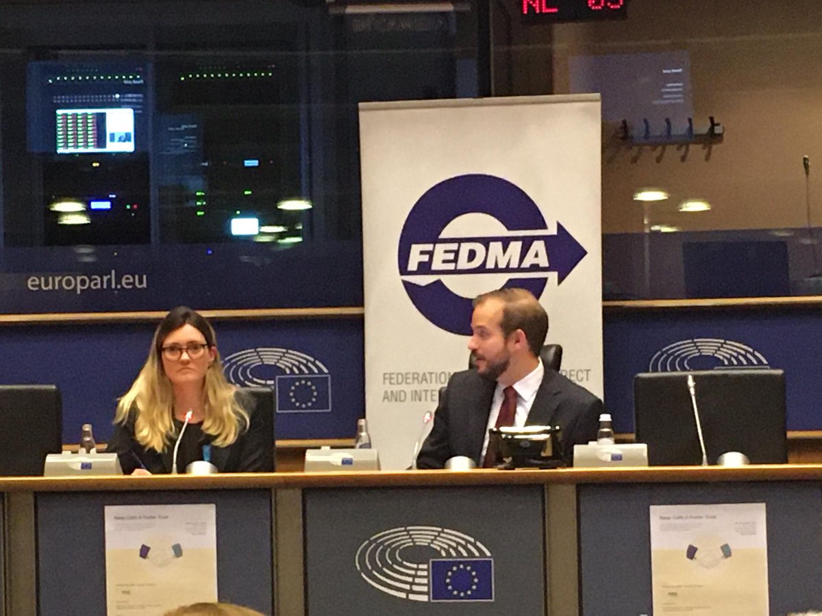 FEDMA's tweet photo. People feel more protected if they know about their data protection right, and people feel more comfortable if they understand why their data are processed says Caroline #fedmatrust https://t.co/ulnUS60rIJ