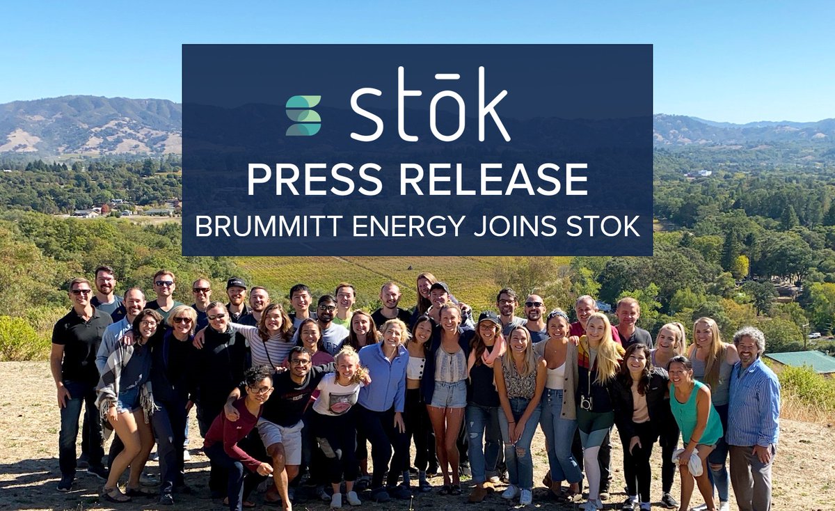 We’re excited to announce today that <a href="/BrummittEnergy/">Brummitt</a> has joined stok! Learn more about our deepened engineering capabilities and expanded Southern California presence! bit.ly/32XBeF2