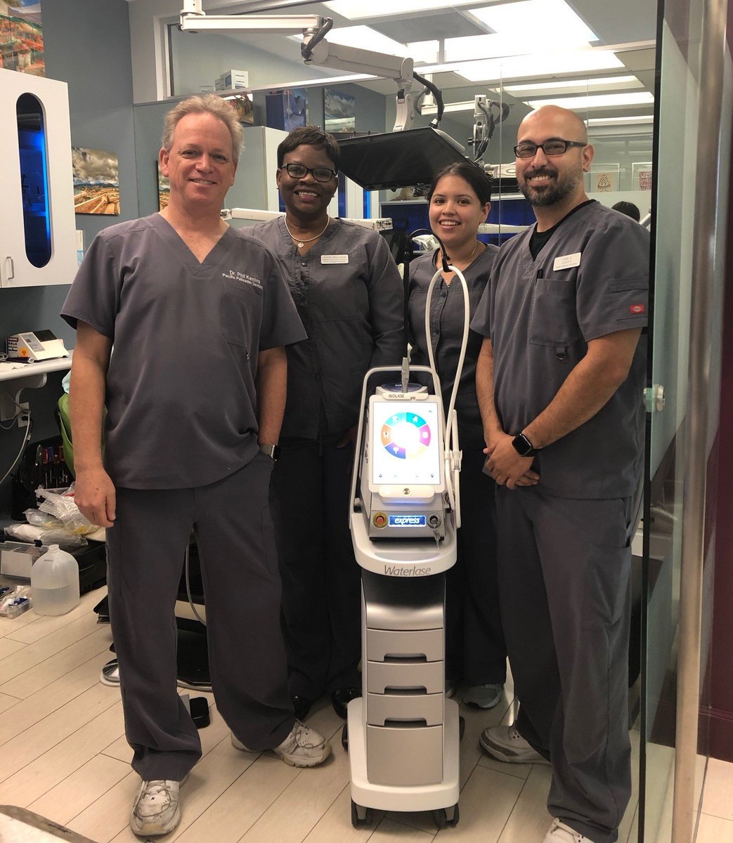 biolaseinc's tweet photo. Join us in congratulating Dr. Philip Kamins and his team at Pacific Palisades Dentistry on their new #Waterlase Express! 🎉🎉🎉 #advancingdentistry #dentallaser https://t.co/0QUSmjMz9v