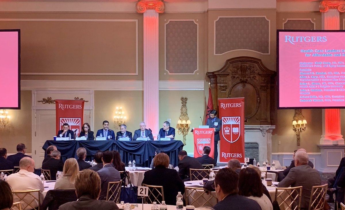 BowersConf's tweet photo. Panel discussion: Pioneering the Way for Affordable and Innovative Health Care with distinguished healthcare leaders in New Jersey #Bowers https://t.co/i2fqdOir54