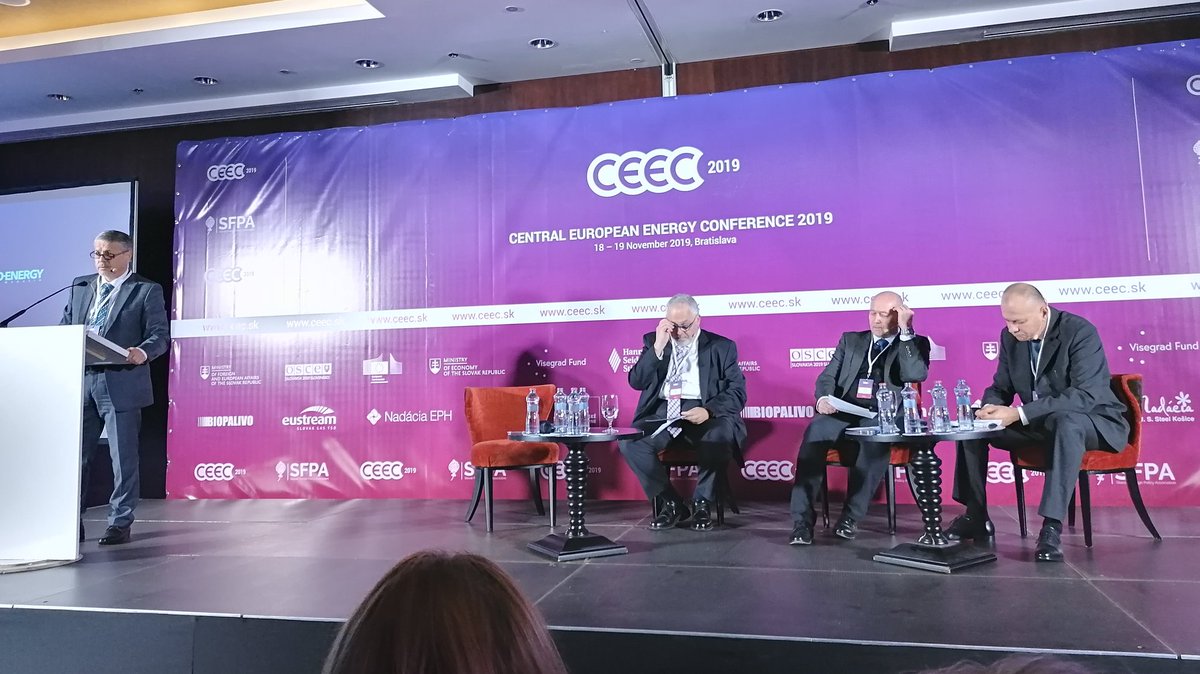 RadomirBohac's tweet photo. It was a great pleasure to participate in the #CEEC2019 today! #SlovakiaOSCE2019 sponsored a panel on the @OSCE's role in #EnergySecurity ⚡, protection of critical infrastructure, and in promoting cleaner & more sustainable #energy sources 🌍. https://t.co/bPhJPzLUGZ