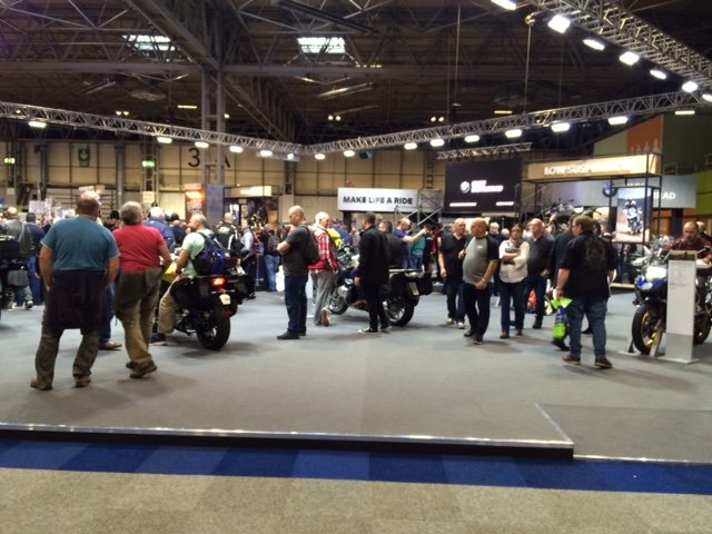 PaulMcDGlass's tweet photo. @autovista_group @GlassGuide @MCIATweets 
Day 1 at the 2019 Motorcycle Live Show at the NEC with some fantastic machines on offer and lively crowds! https://t.co/0ZqujYvwns