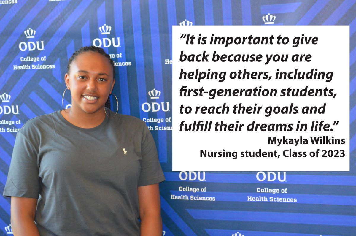SupportODU's tweet image. Help other students like Mykayla by making a gift to ODU today. secure.acceptiva.com/?cst=1c0e01
