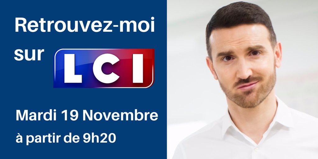 guillaumecairou's tweet photo. 🎙Retrouvez-moi demain matin mardi 19 novembre 9h20 à 9h50 dans l’émission d’@OlivierGalzi sur @LCI #reformedesretraites #retraites #LCI @pascalperri @SachaHoulie https://t.co/DUaoOfUsZ7