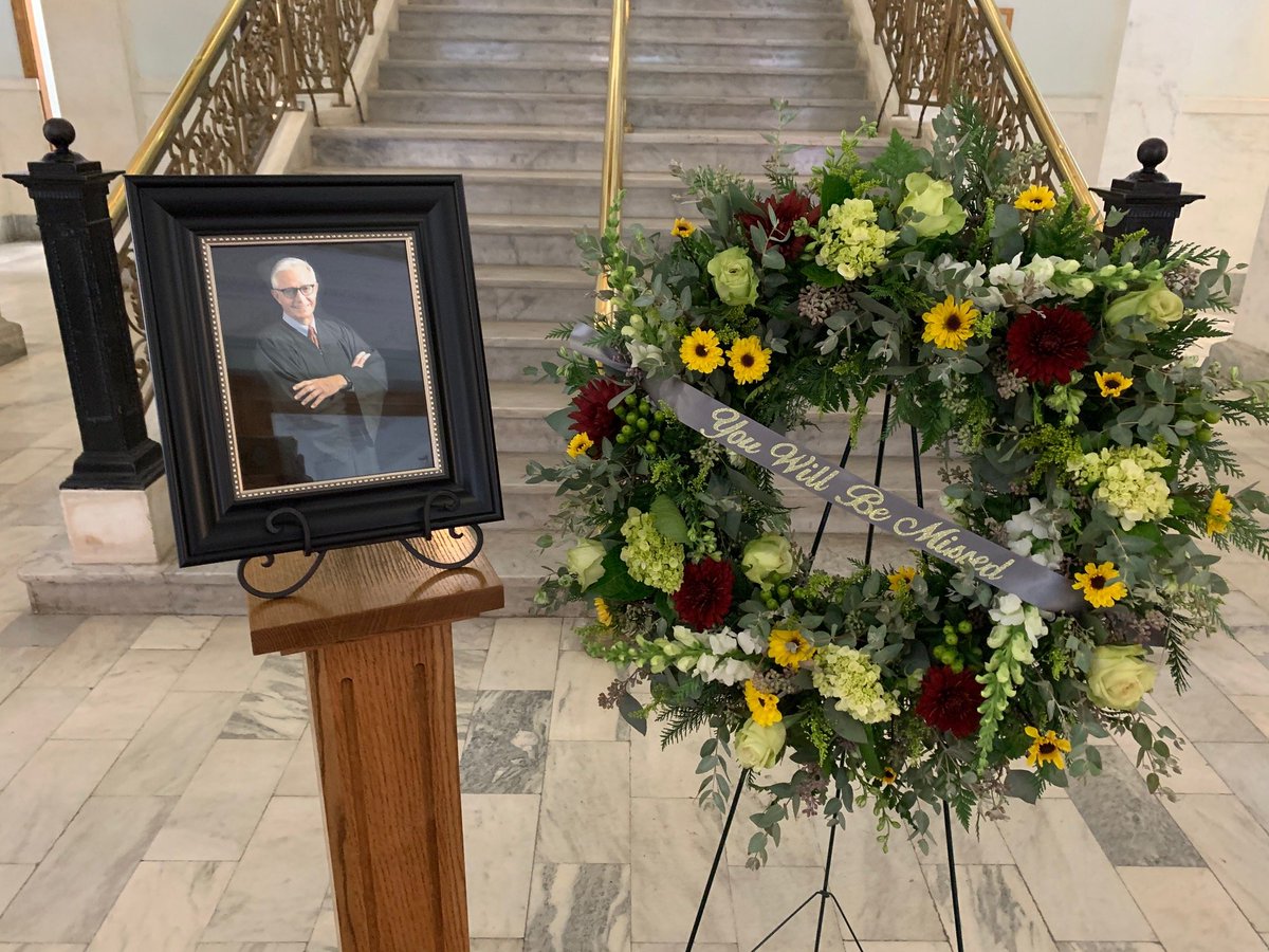 WebsterCoRecord's tweet photo. Chief Justice Mark Cady will be forever missed here in Webster County. Our sincerest condolences go out his family and all those he impacted. https://t.co/kLlJ7WIro1