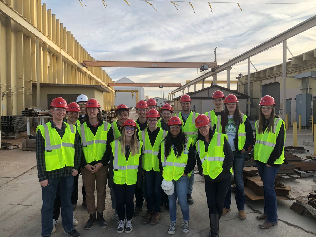 WellsConcrete's tweet photo. Teaching future generations of engineers all about #precast #concrete during a structural plant tour for the @coschoolofmines
Learn more about Wells' student involvement: https://t.co/NG4RHsc141 #WellsEducates #Engineering https://t.co/b2lYiz0QAF