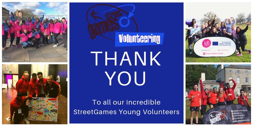 We’re celebrating the #PowerOfYouth in sport and physical activity for #iwillweek - to kick us off, a massive THANK YOU to the <a href="/StreetGames/">Games Street</a> Young Advisors from recent years who have supported their peers and communities by giving back their time #volunteering