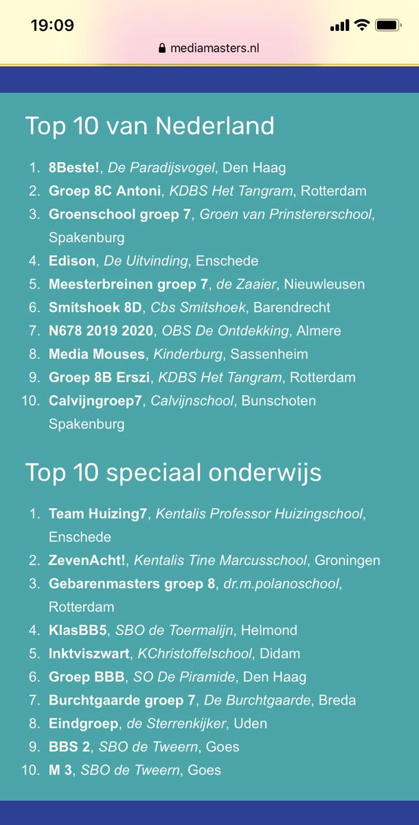 rabot_de's tweet image. Groep Inktviszwart is een van de winnaars van de scholen Speciaal Onderwijs in de strijd om #MediaMasters Nederlands grootste mediawijsheidproject voor groep 7 en 8! @onderwijsspec #mediawijsheid #kanjersvaninktviszwart #trots