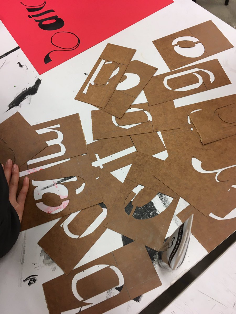 TSIatCSM's tweet photo. It’s that stencil time of year again, yay https://t.co/w64g5SzCUa