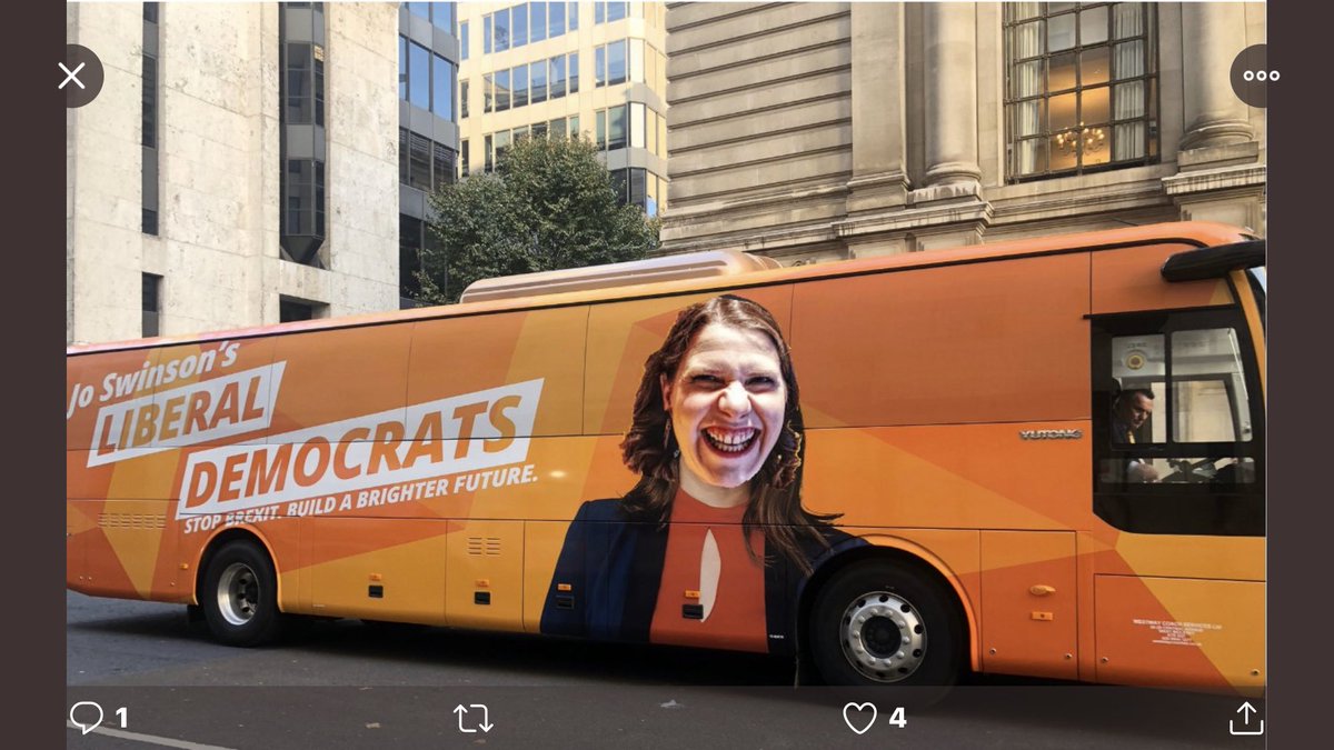 Sheilam19534814's tweet photo. @Zarkwan @BBCScotlandNews @willie_rennie @LibDems #FauxJo
#FundedByFrackers
#FauxJo & her #EGOBUS
Why would anyone in East Dunbartonshire vote for an
#ABSENTEEMP who lives in Bath & hasn’t visited her constituency in weeks
#VoteAmy
A local candidate who lives in ED & will work For Scotland
#Vital2VoteSNP
#Stronger4Scotland https://t.co/0tkLcqPZFA
