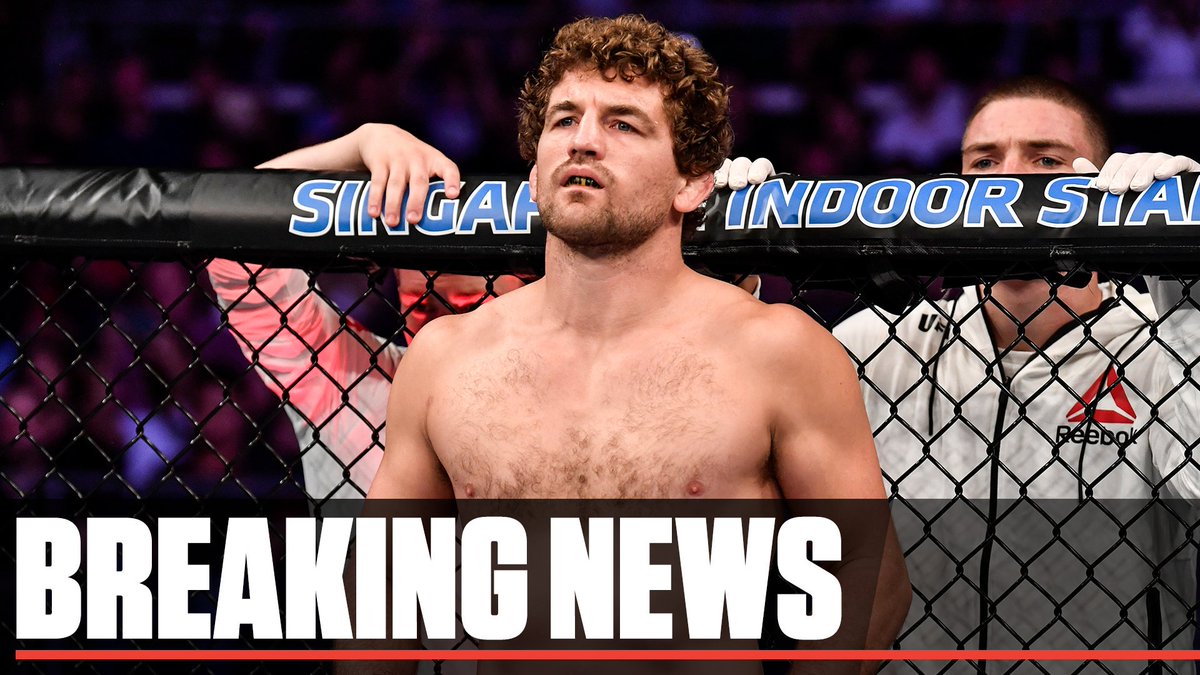 BREAKING: @Benaskren has announced his retirement from MMA. (via @arielhelwani)