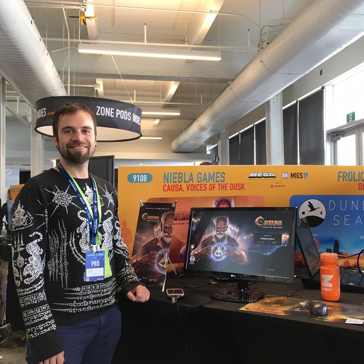 ProChile's tweet photo. Ya estamos en Canadá junto a varias empresas chilenas de Industrias creativas del sector de Videojuegos en la #MisiónComercial a la Feria #MIGS2019 en Montreal https://t.co/inkWgv2iE7