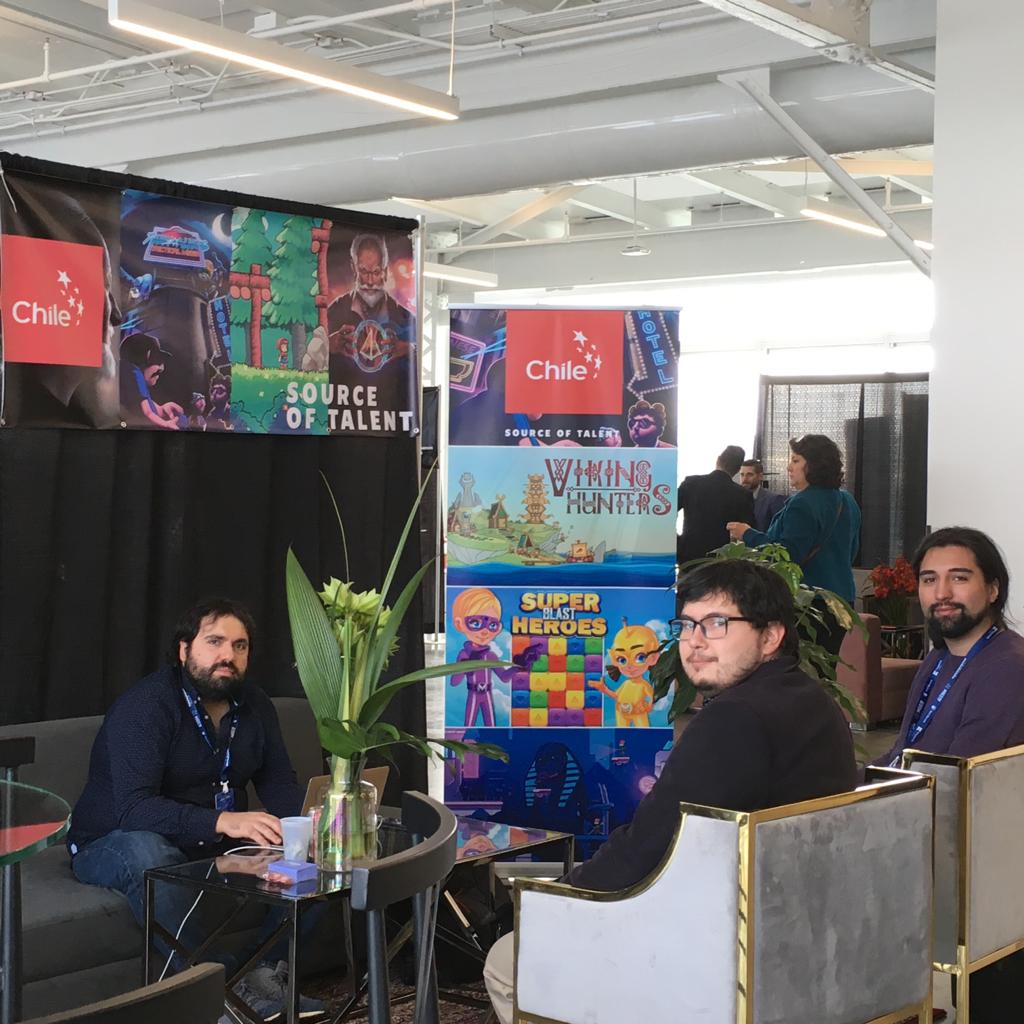 ProChile's tweet photo. Ya estamos en Canadá junto a varias empresas chilenas de Industrias creativas del sector de Videojuegos en la #MisiónComercial a la Feria #MIGS2019 en Montreal https://t.co/inkWgv2iE7