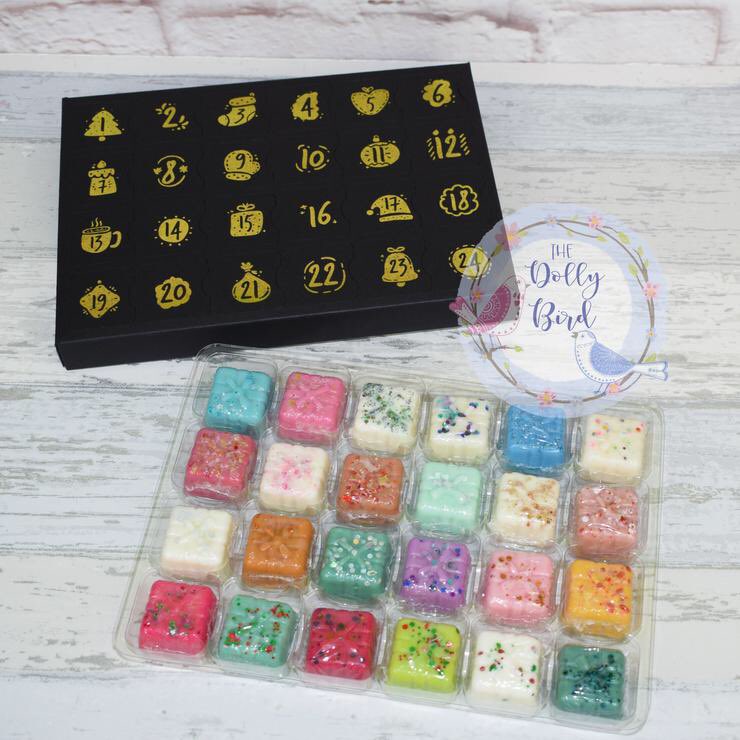 thedollybird_uk's tweet photo. Good evening #womaninbiz hope your #Monday has been good & productive. I have only got 8 of my #waxmelt #AdventCalendar left, 24 wonderful Christmasy winter scents with 2 extra for #Christmasday https://t.co/tGTKqFJDAt with FREE UK delivery #wnut individual bars coming very soon https://t.co/qszipHi3OG