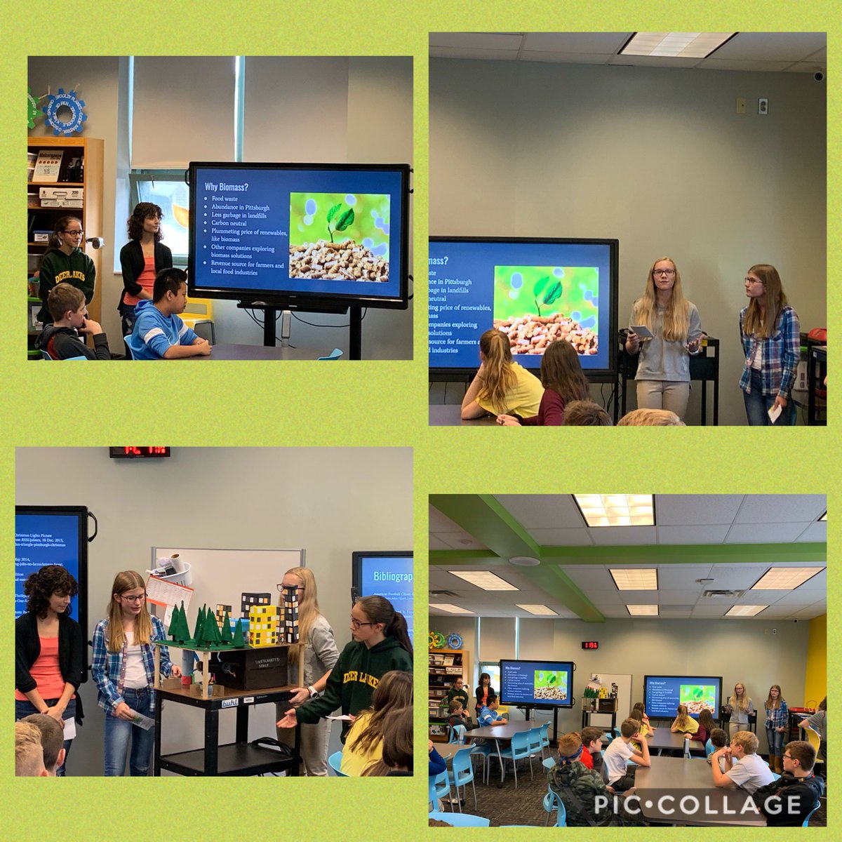 The Boswell’s Bioburgh group practiced their presentation for the Powering Pittsburgh championship event tomorrow. Wishing them the best of luck! @Shell @AlleghenyIU3 @PADeptofEd @heinzfield #FossilFuels #RenewableEnergy #StudentCompetition #DLProud