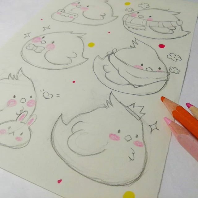 Close up!! Birbs are the best, what do you think???...#art#watercolor #instaart #illustration #illo #illus #ilustración #illustratorsofinstagram #spanishillustrator #childrenillustration #sketch #birbs #cute #kawaii https://ift.tt/2OnDd0j