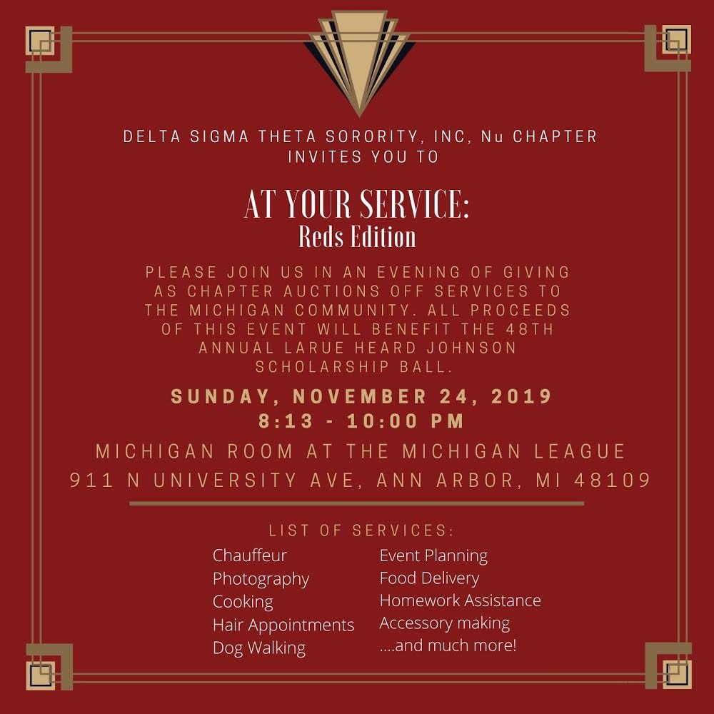 The Reds are officially At Your Service... for the right price of course 😉. Come check us and our services out this Sunday at 8:13 pm.