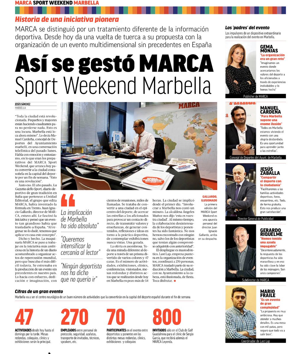 Gracias a <a href="/marca/">MARCA</a> y al <a href="/Ayto_Marbella/">Ayto. Marbella</a> por este gran evento #MarcaSportWeekend