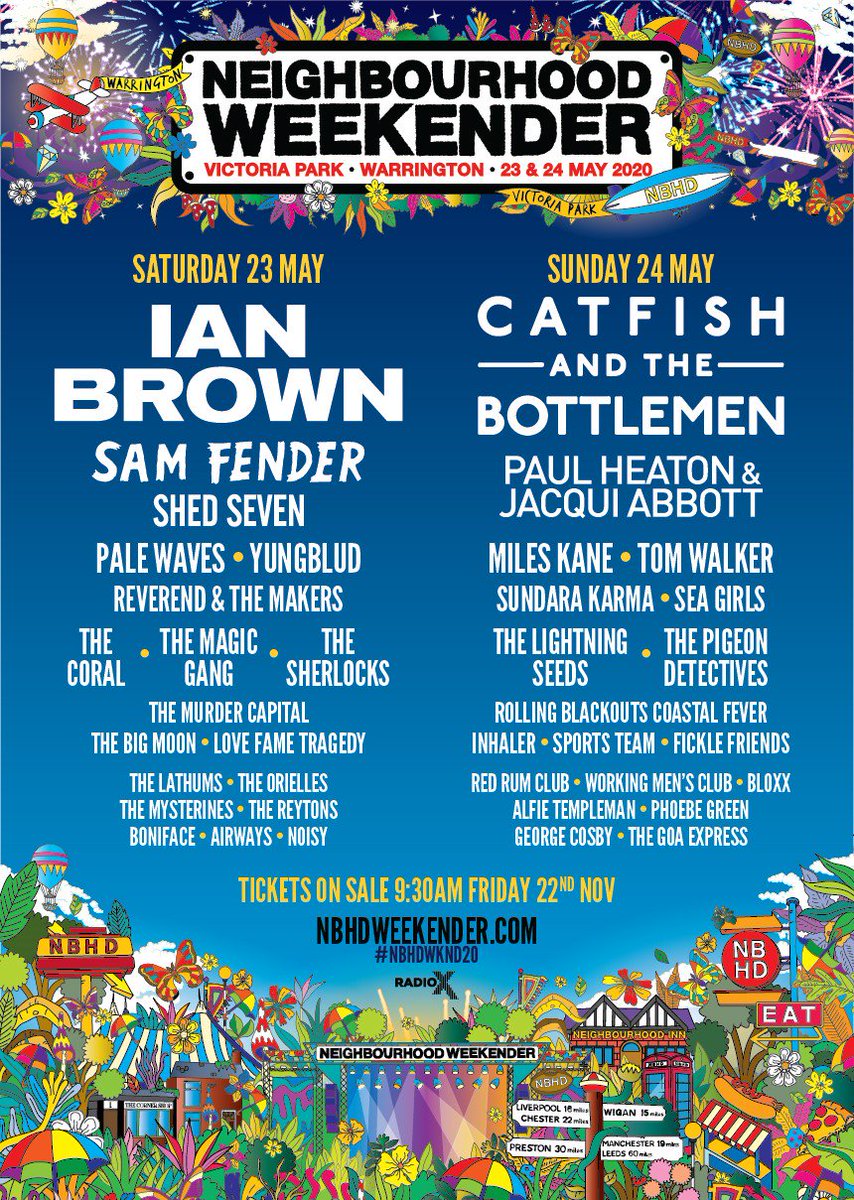 Ian Brown (@ianbrown) on Twitter photo Ian Brown will headline <a href="/nbhdweekender/">NBHD Weekender</a> at Victoria Park, Warrington on Saturday 23rd May 2020. Tickets go on sale at 9:30am on Friday 22nd November from: nbhdweekender.com #NBHDWKND20 Ian Brown will headline <a href="/nbhdweekender/">NBHD Weekender</a> at Victoria Park, Warrington on Saturday 23rd May 2020. Tickets go on sale at 9:30am on Friday 22nd November from: nbhdweekender.com #NBHDWKND20