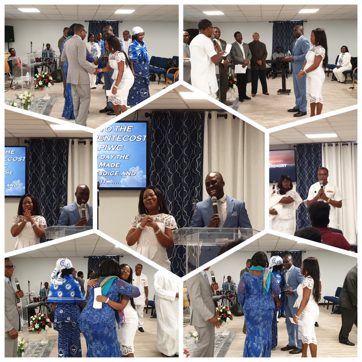 atlantapiwc's tweet photo. Flash back from yesterday's farewell service in honour of Elder Okudjeto and family. https://t.co/BZGkLKgmsi