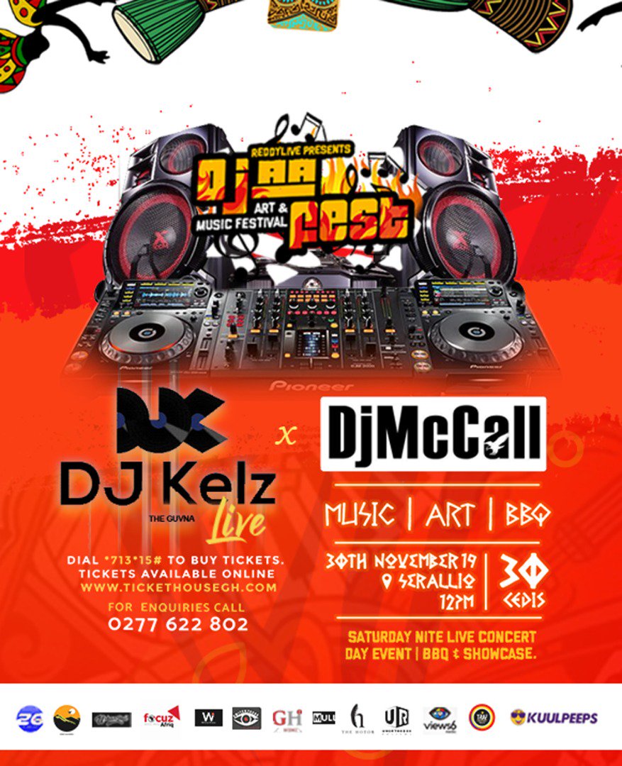 ReddyLiveFirm's tweet photo. Jams upon Jams from The Guvna @DJKelz_ and The Maestro DJ McCall at @OjaaFest on November 30th!
#OjaaFest #SNL19 #ReddyLIVEEvent https://t.co/Ok0JvFnLCv