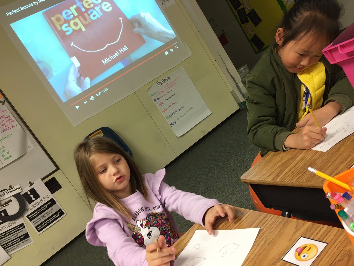 shawnee_gt's tweet photo. #2ndachievers explored more about #SCAMPER using @IanAByrdโs videos and @JTaylorEdu language of the discipline ๐ and applied it to Perfect Square โฌ๏ธ. Excited to see their final creative product. Stay tuned. @shawneetrailelm #FISDQUEST @ShawneeTrail2nd https://t.co/23dneQqhKS