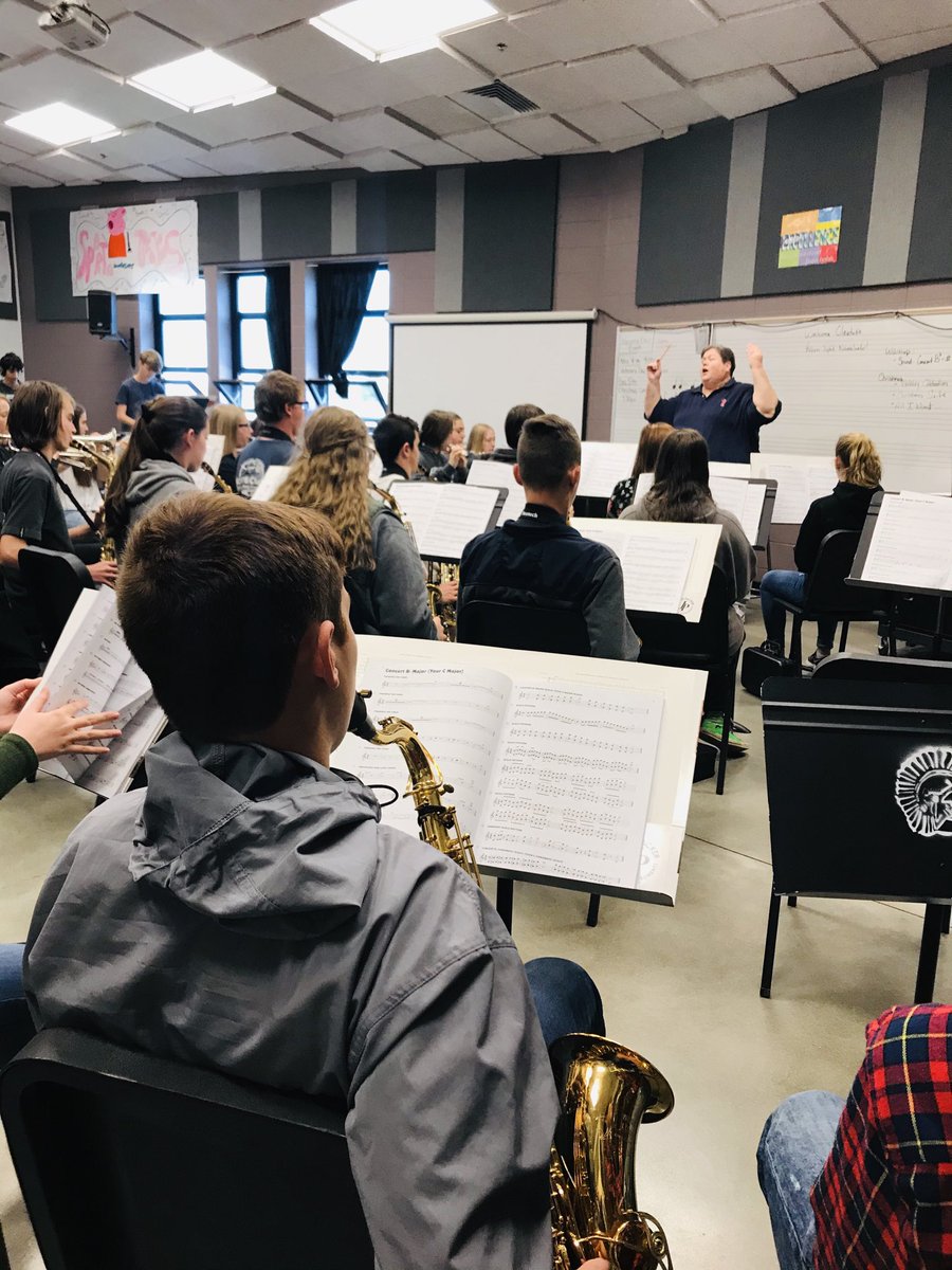 CRileySBJ's tweet photo. In ⁦@SpartaHSTrojans⁩ band room for an upcoming story. ⁦@SpartaR3Schools⁩ ⁦@ValentineRocky1⁩ https://t.co/JF75D3tOkY