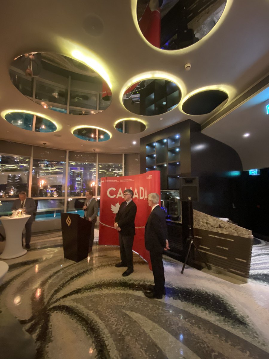 daniele_haddad's tweet photo. Thank you to all our guests who joined us at the #CIHEA dinner hosted by 🇨🇦 Consul General @JPLinteau. We were so lucky to be among #Canadian and #UAE friends as we celebrated together shared healthcare successes for the past year and looked forward to exciting ones ahead! https://t.co/kQ28dQwMOp