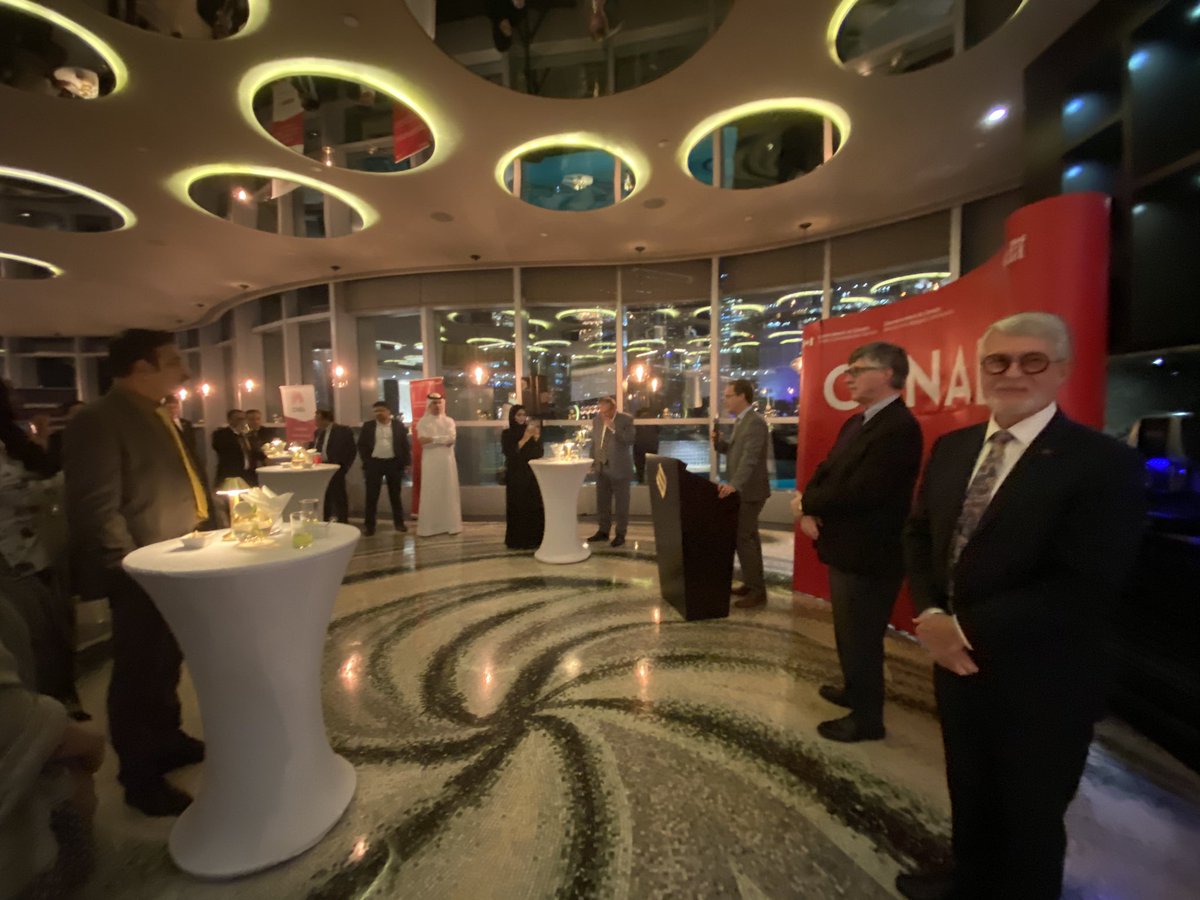 daniele_haddad's tweet photo. Thank you to all our guests who joined us at the #CIHEA dinner hosted by 🇨🇦 Consul General @JPLinteau. We were so lucky to be among #Canadian and #UAE friends as we celebrated together shared healthcare successes for the past year and looked forward to exciting ones ahead! https://t.co/kQ28dQwMOp