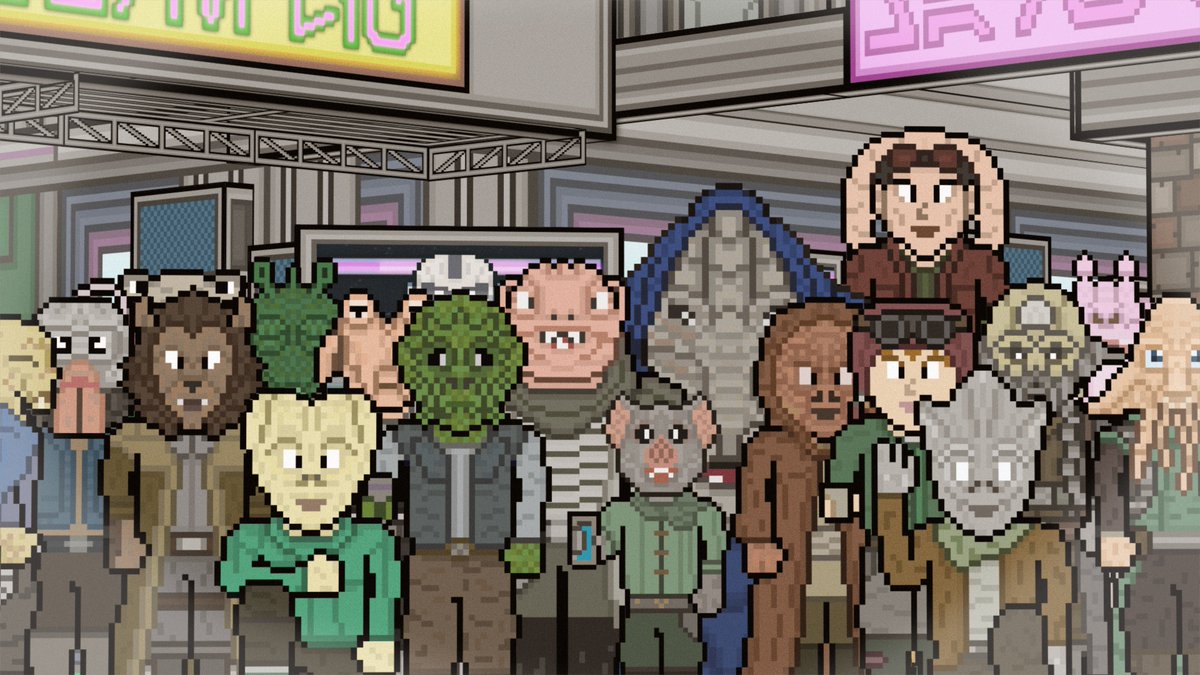 ITB_Animations's tweet photo. Some of our lovely extras featured in Episode 2
#dragonvoidrun #starwars #pixelart https://t.co/m2LHAD3PXb