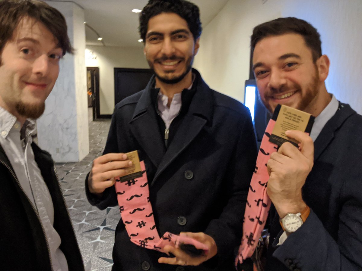 Welcome @KamelAzhar and Jon Elias to the #pinksocks tribe. Happy to bring in more #informatics fellows into this wonderful community. Keep doing great things!

@ACIFellows @AMIAinformatics @williamhersh @nickisnpdx @chethanr #WhyAMIA #WhyInformatics #AMIA2019