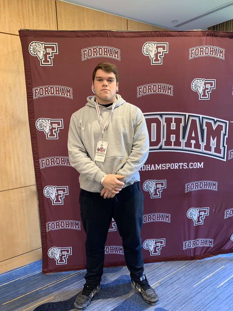 CarfaroClem's tweet photo. Had a great time at the fordham game yesterday. Thank you to @CoachFogarty for the invite! https://t.co/xq0RiT6iY6
