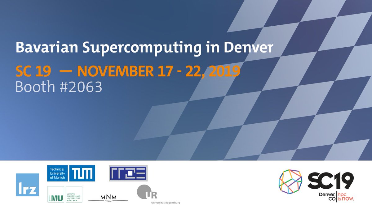 LRZ_DE's tweet photo. Tue, Nov 19, 3 pm - #LIKWID demo @ #BavarianSupercomputing booth 2063 - The Erlangen Regional Computing Center present the new version of LIKWID, an open-source suite for performance-oriented #HPC developers and users. Now with x86, ARM, POWER and NVIDIA support. #SC19 https://t.co/YTw8XDTn4K