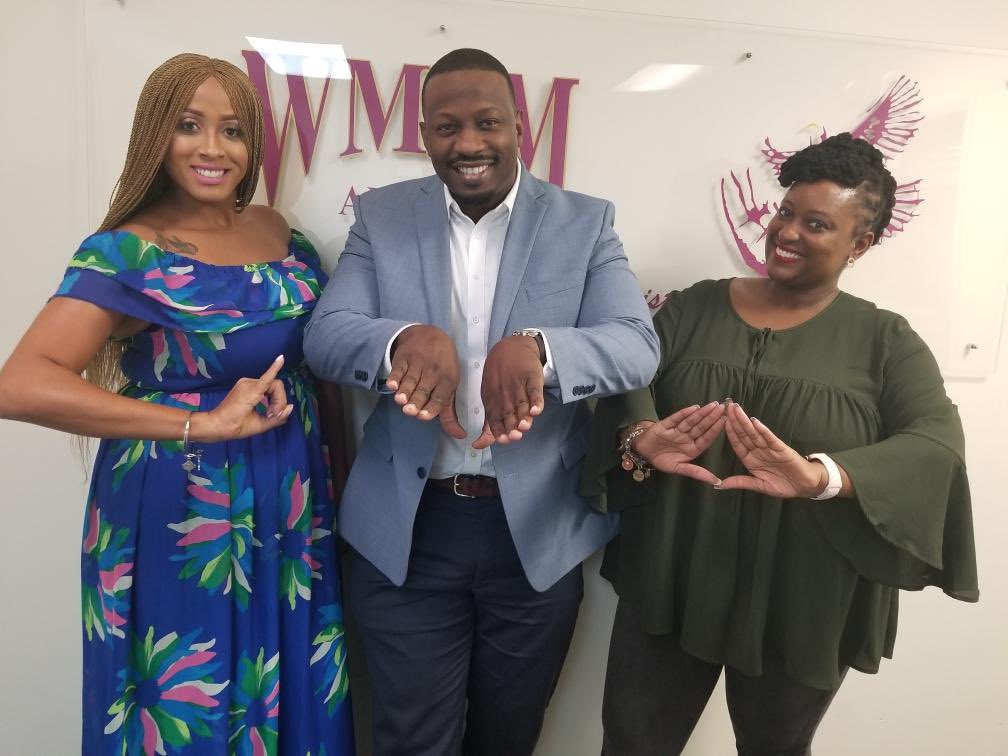 iamLaShannon_'s tweet photo. Good times in the studio today as we interviewed marketing maven @JDCraigman and coach & CEO of #TheBeLovedBox #DanieSpikes. Special thanks to our loyal listeners worldwide via @AM1490WMBM app.π We return next week with more Good Success.
____
#GoodSuccessMondays #AM1490WMBM https://t.co/g2xJp3P9GI