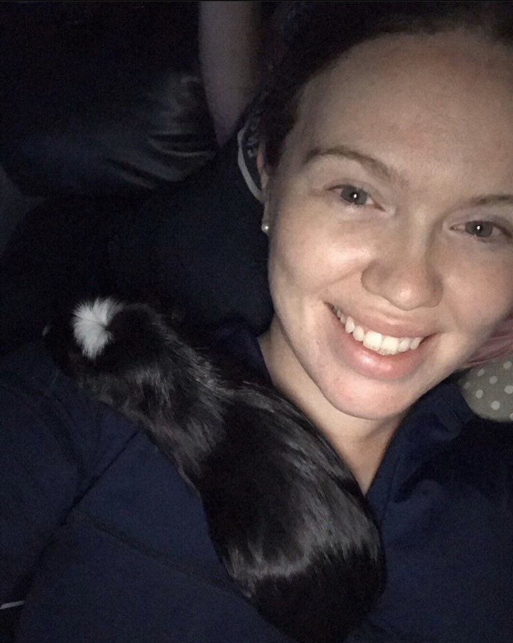 SpecsLady_Faye's tweet photo. Very sad to announce that our beloved Guinea Pig #OptomPig affectionately known as Tuxy passed away this evening. He was small, but he was the most loveable &amp; well travelled little pet. 

Last family selfie, his birthday and my fave pic of us 💔 RIP little one. Love you forever https://t.co/n98LUkEIQz