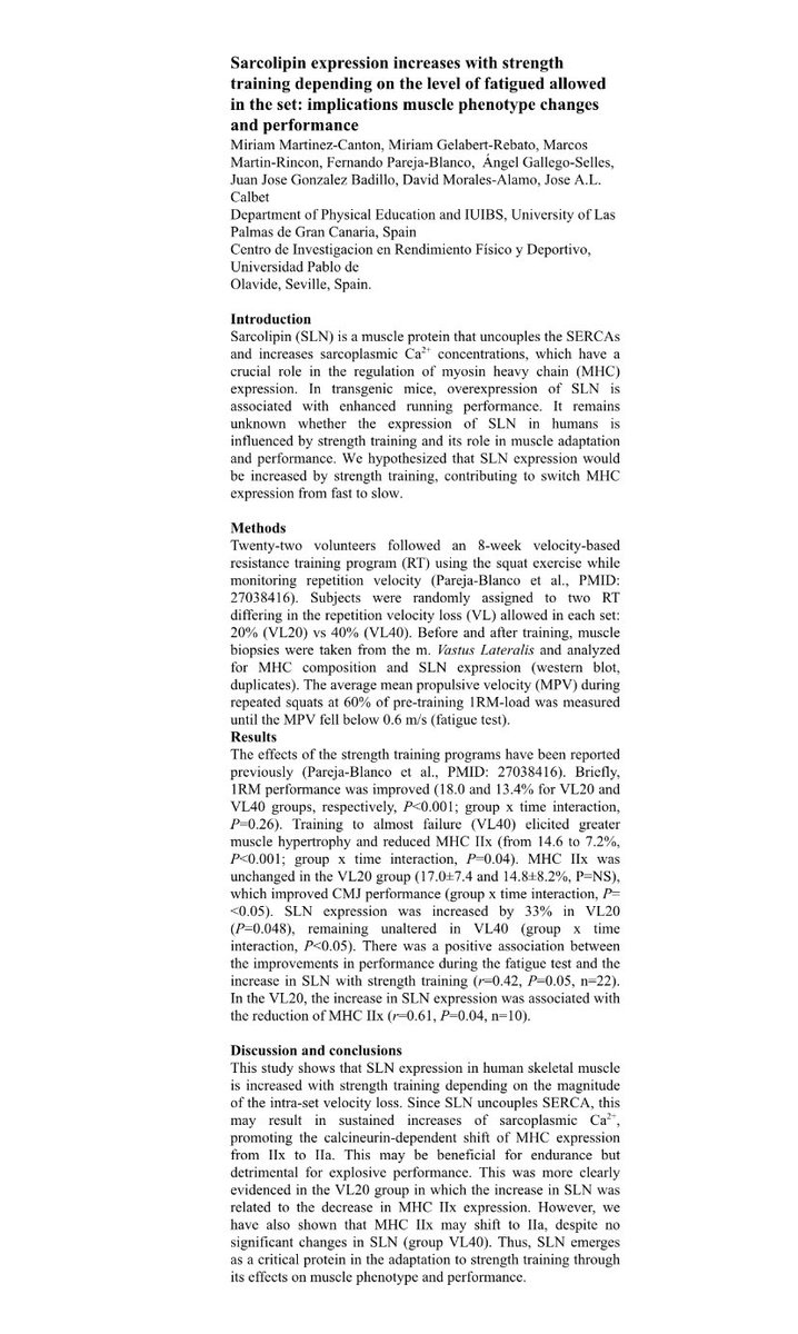 ULPGC Human Performance Research Group (@grhefs_ulpgc) on Twitter photo Our Master Student Miriam Martínez Cantón has won the first position <a href="/S_C_Society/">Strength & Conditioning Society (SCS)</a> YIA 2019 🏆🥇Congrats 👏🏻 This work is part of our collaboration with <a href="/fparejablanco/">Fernando Pareja</a> a Prof. Gonzalez-Badillo. Our Master Student Miriam Martínez Cantón has won the first position <a href="/S_C_Society/">Strength & Conditioning Society (SCS)</a> YIA 2019 🏆🥇Congrats 👏🏻 This work is part of our collaboration with <a href="/fparejablanco/">Fernando Pareja</a> a Prof. Gonzalez-Badillo.