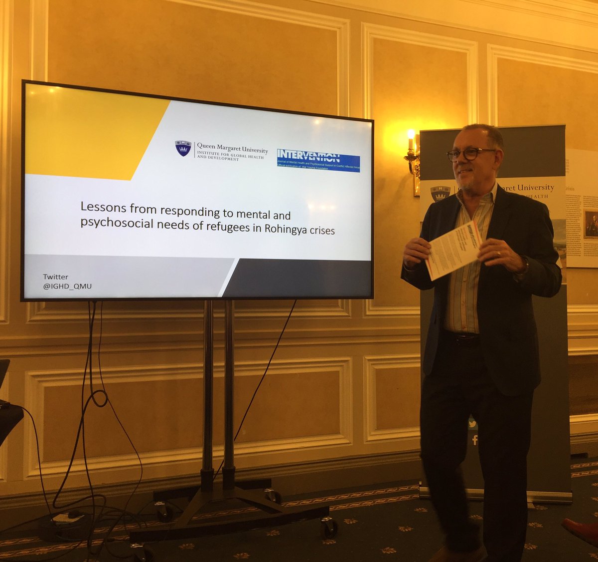 DrStellaArakel's tweet photo. Key targets of psychosocial support interventions in humanitarian aid to: (1) train health care staff; (2) strengthen community self help; (3) introduce psychotherapeutic interventions by the UNHCR #QMU #IGHD https://t.co/KJz53bcBf4