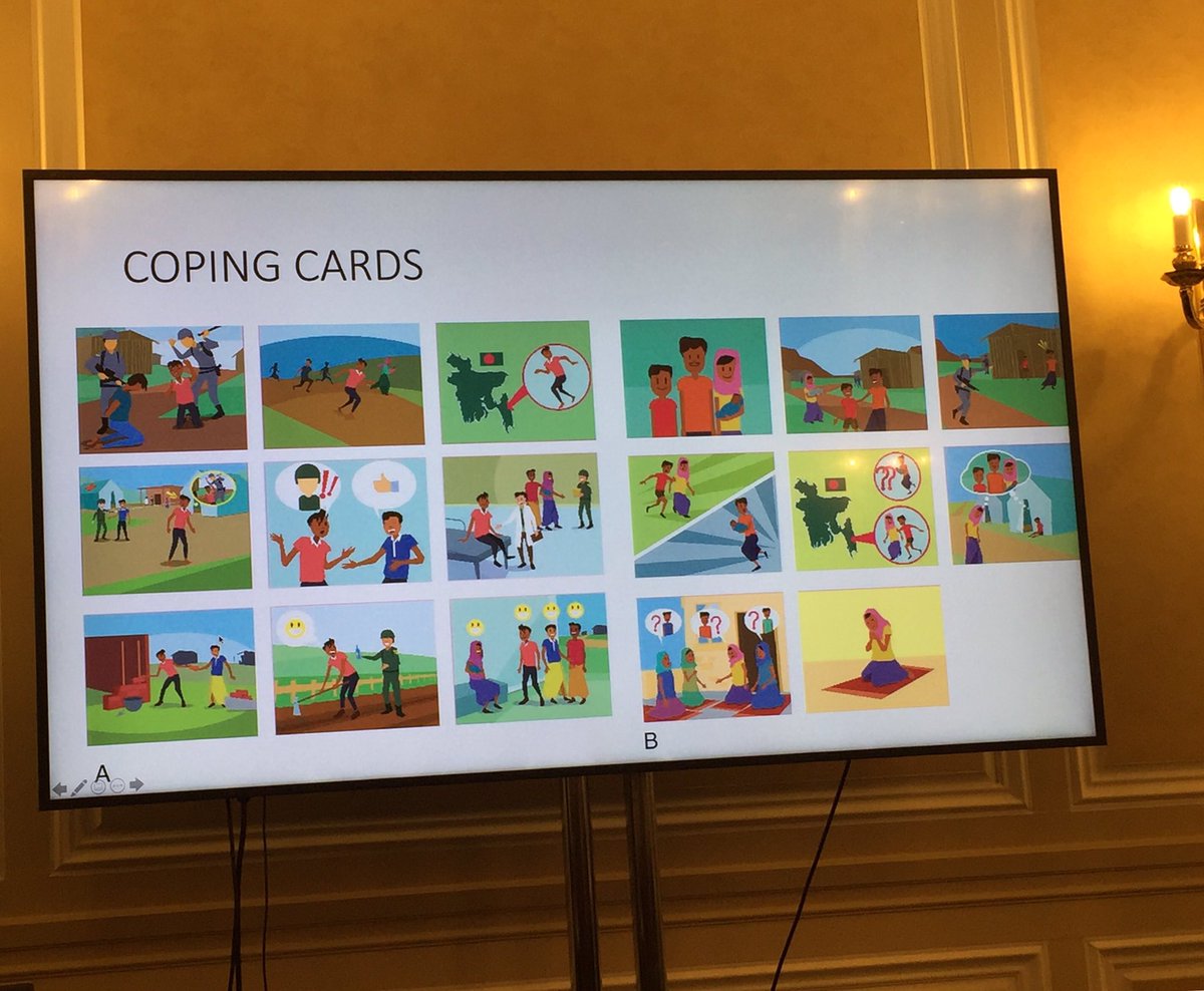 DrStellaArakel's tweet photo. Key targets of psychosocial support interventions in humanitarian aid to: (1) train health care staff; (2) strengthen community self help; (3) introduce psychotherapeutic interventions by the UNHCR #QMU #IGHD https://t.co/KJz53bcBf4