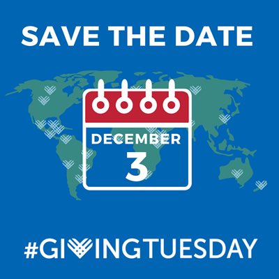 Save the date! December 3rd is Giving Tuesday, a global generosity movement unleashing the power of people and organizations to transform their communities and the world. Last year, L’Arche NC raised over $7,000 on Giving Tuesday. This year, can you help us surpass that goal?