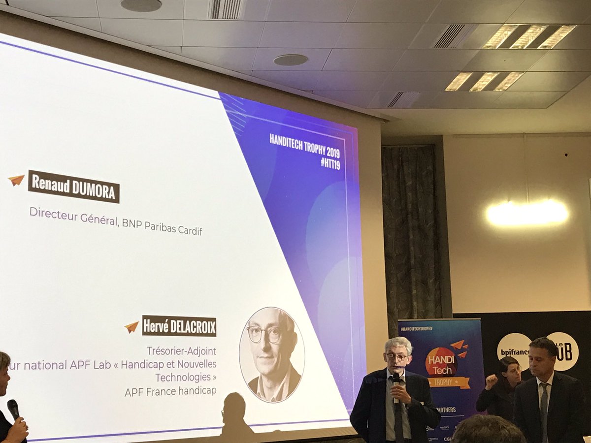 v_bustreel's tweet photo. #Health #Santé @apfhandicap engagée dans @LaHanditech_ pour une participation active des personnes en situation de handicap et des solutions accessibles
Lauréat #circles #HanditechTrophy2019 #HTT2019 https://t.co/730YjQ4vnT